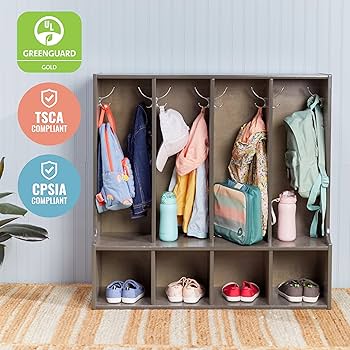 PC 4 Childrenページ Classic Birch 4-Way Teach & Store Center at Lakeshore Learning